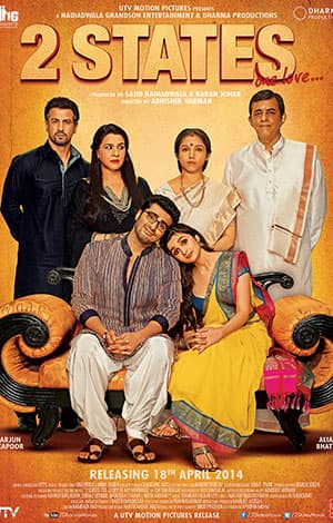 2 States (2014) Hindi Full Movie 480p [450MB] | 720p [1.4GB] | 1080p [4.3GB]