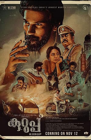 Kurup (2021) {Hindi-Tamil} NF WebRip 480p [470MB] | 720p [1.6GB] | 1080p [5.2GB]