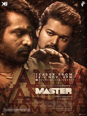 Master (2021) Hindi ORG. Dubbed Full Movie BluRay 480p [600MB] | 720p [1.6GB] | 1080p [3.5GB] | 2160p 4K